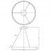 Pakabinamas šviestuvas MIDWAY LP-033/1P S GD Triangle